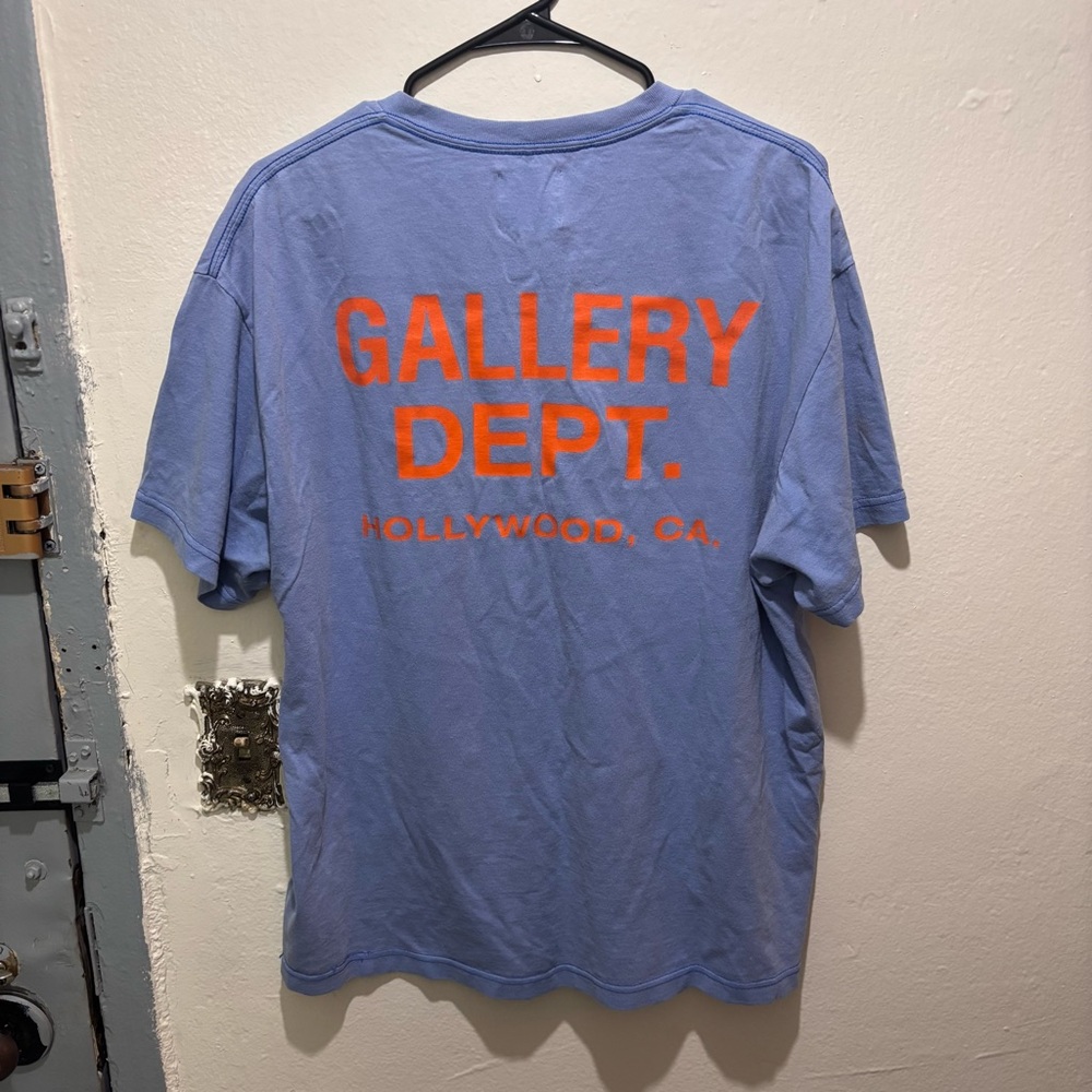 Gallery Dept Blue and Orange Short Sleeve Tee